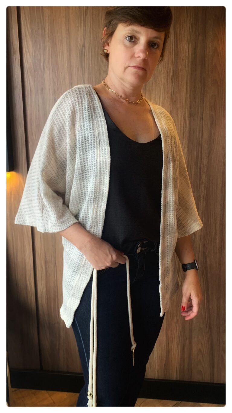 Kimono em tricot